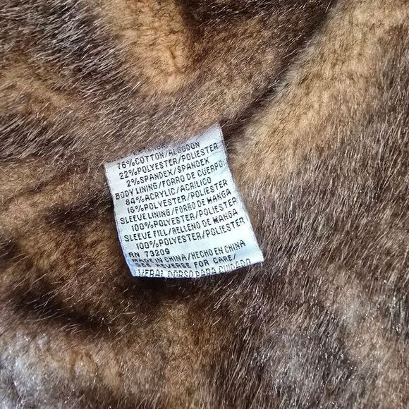 Marvin Richard's Women’s Jean Jacket with Faux Fur Linning & Trim Size XL Y2k - Picture 9 of 16